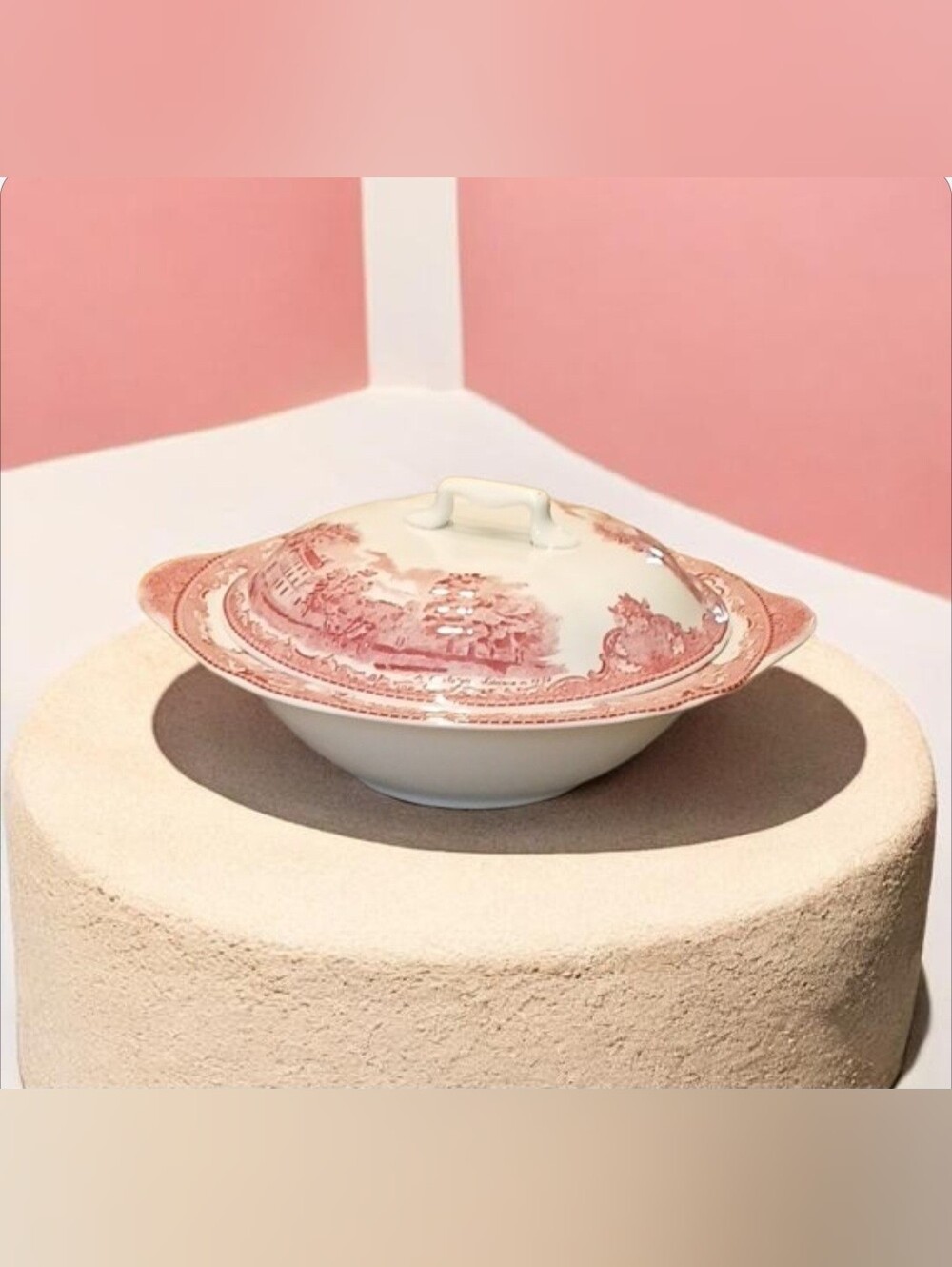 Vintage  Johnson Brothers Serving Dish With Lid